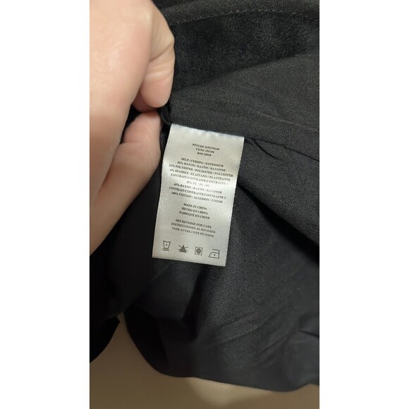 Women’s Kut from the Kloth black faux leather open front moto jacket casual fall - Picture 8 of 8